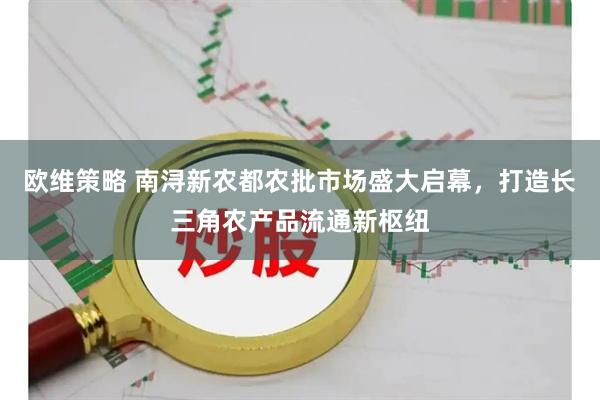欧维策略 南浔新农都农批市场盛大启幕，打造长三角农产品流通新枢纽