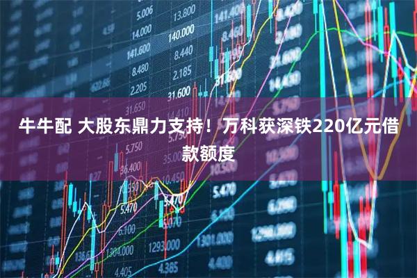 牛牛配 大股东鼎力支持！万科获深铁220亿元借款额度